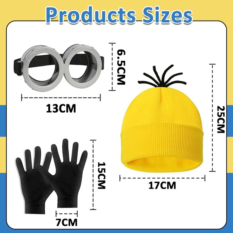 Raqieman Adult Headwear, Yellow-3 pieces