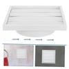 LIFKOME White Dryer Vent Cap Durable Plastic Exhaust Cover with