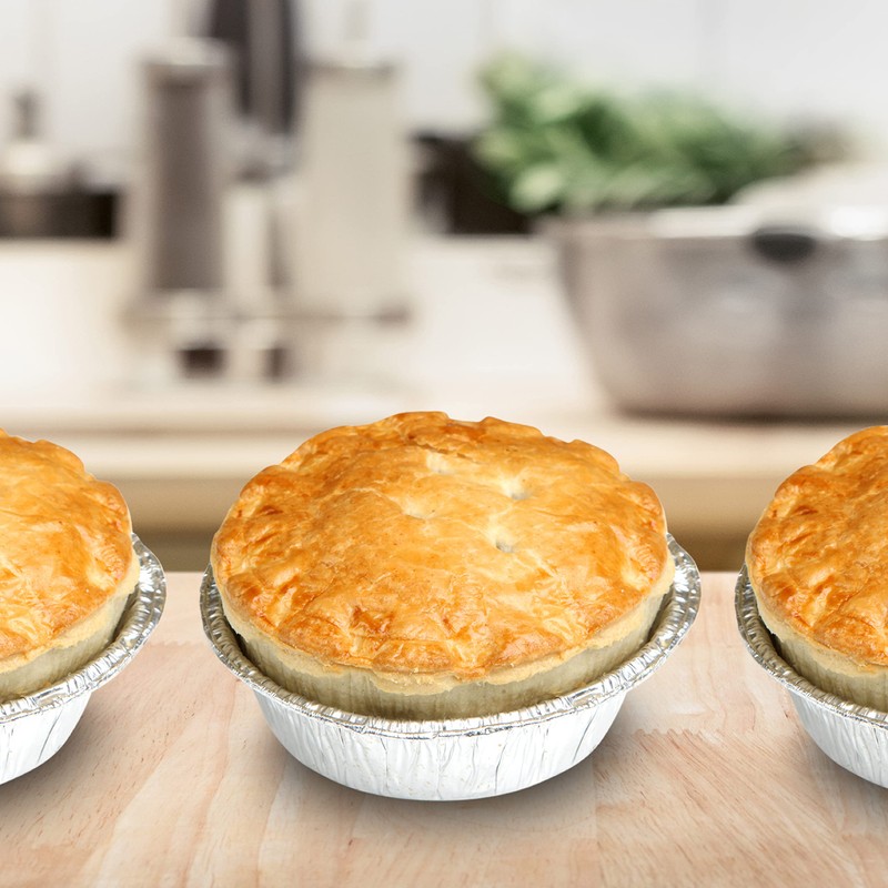 ebake Aluminium Bowls Round 12 cm Wide Aluminium Baking Moulds