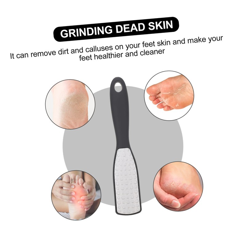Baluue 3pcs Double-sided Callus Remover Foot Care Tool for Feet