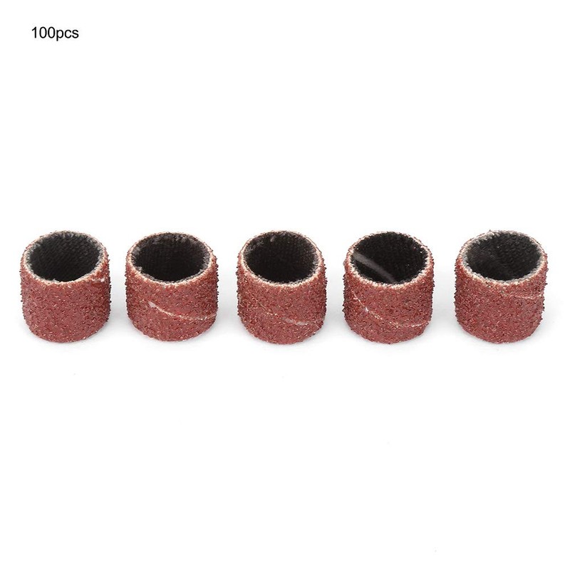 ASHATA 100 Pieces Sanding Drum Set 1/2 inch and 2