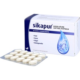 Sikapur Orthokieselsäure-Weichgel 90 Kapseln, mit Biotin und Spurenelementen