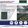 Windscreen4less Dark Green Sunblock Shade Cloth,95% UV Block Shade Fabric