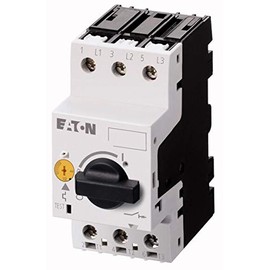Eaton PKZM0-0.63 Manual Motor Starter adjustable from 0.4 to 0.63 AMPS, Class 10 tripping and rotary On/OFF Handle