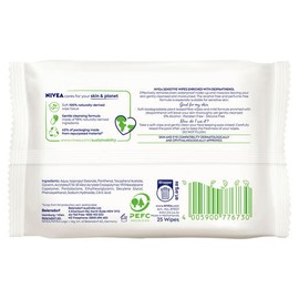 Nivea Sensitive Facial Cleansing Wipes 25