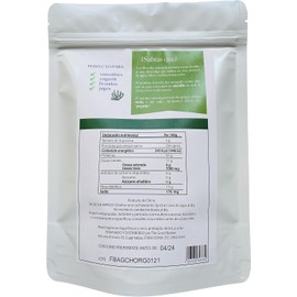 TGB SUPERFOODS Chlorella en Polvo 100% Puro Sin azucar, Eco Friendly y Gluten Free Aporte de Nutrientes, Proteínas, Vitaminas Apto para veganos, vegetarianos y deportistas Contenido 500g