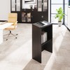 Podium Stand,Wooden Speaking Lectern,Lectern Podium for Classroom,Churches,Auditorium,Meeting Room,Reception Desk of