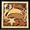 Creative Crafthouse Sea Creatures wood brain teaser puzzle - unique
