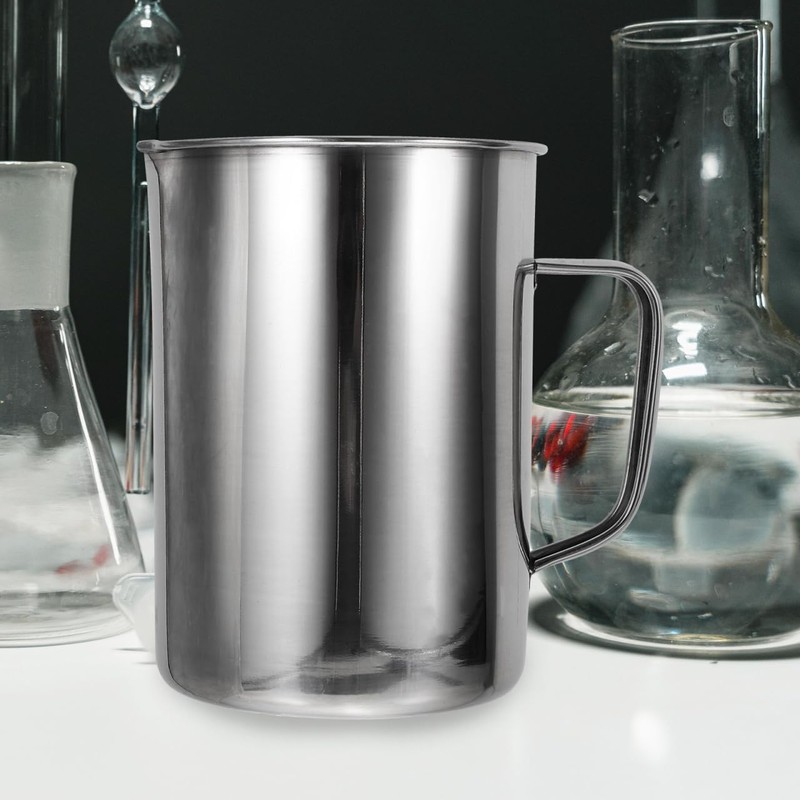 DOITOOL Stainless Steel Measuring Jug with Scale for Laboratory and