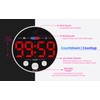 Large LED Digital Timer, Magnetic Countdown Loud Timer for Kitchen