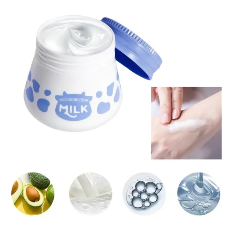 Crema facial hidratante profunda con ácido hialurónico