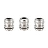 sourcing map 3Pcs M20 Cable Gland Metal Waterproof Connector Wire