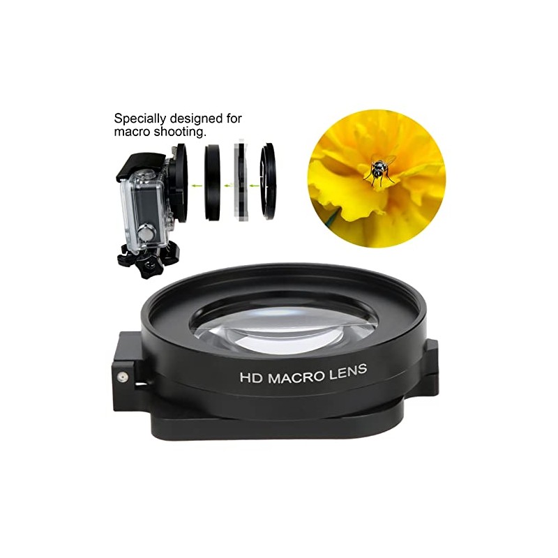 Macro Lens Filters 58mm - 16X Macro Close Up Diving