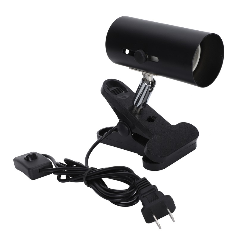 Reptile Sun Basking Lamp Clip on Bracket Rotatable Heat Light