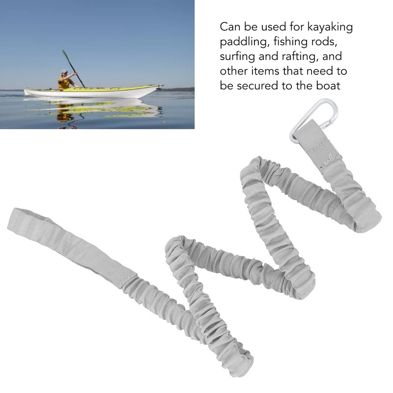 4Pcs Kayak Paddle Rope Super Stretchy Anti Lost Portable Nylon