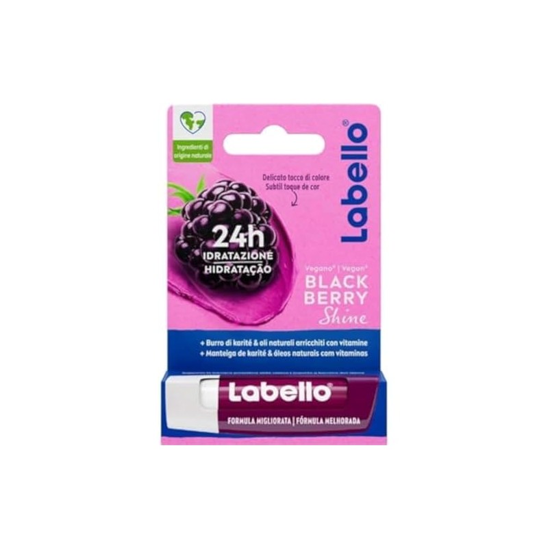 Labello Black Berry Shine Lip Balm 5.5 ml