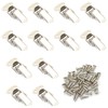 Proooooces 12 Pcs Toggle Latch Stainless Steel Hasp Spring Latch