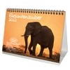 Elephant Magic DIN A5 Desk Calendar for 2022 Elephants Seelenzauber