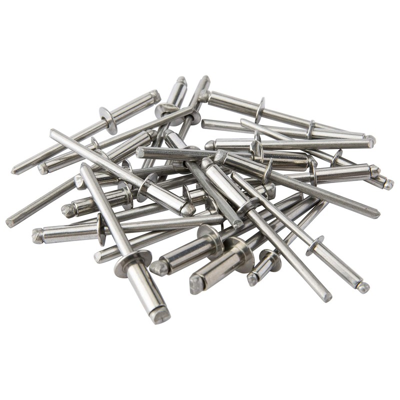 ISPINNER 100 remaches de acero inoxidable de 1/8 x 1/4