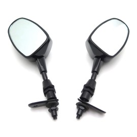 SMT-MOTO Motorcycle Mini Racing Mirror Ninja 500 Zzr600 636 Zx6Rr Zx750 Zx7R Zx9R Black