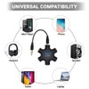 NEW LEADER Headphone Splitter, Audio Splitter 3.5mm Jack with 5