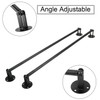 MYOYAY Corner Garment Rod 34in 2 Pack Industrial Pipe Clothes