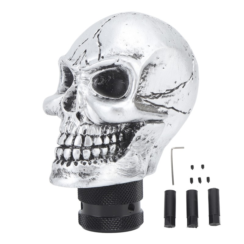 Skull Gear Shift Head Resin Shifter Knob Car Transmission Shifting