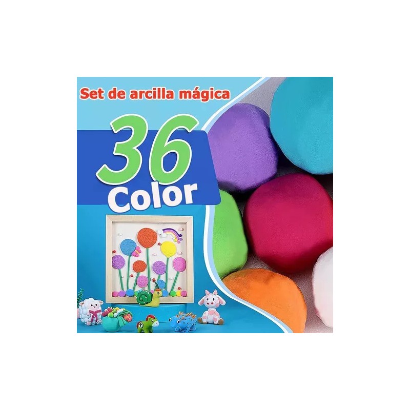 CB Foamy Moldeable 36 Piezas Diferentes Colores, Plastilina