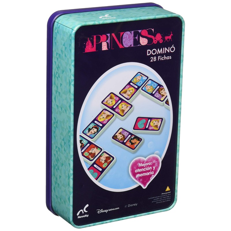 Novelty Domino Tin Princesas