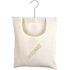 Whitmor Canvas Clothespin Bag Hanging Storage Organizer