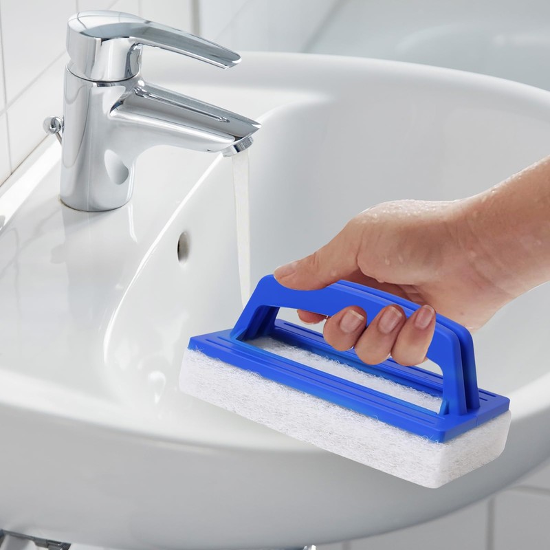 Pack of 2 Pool Sponge Brushes, Pool Cleaning Hand Scrubber,