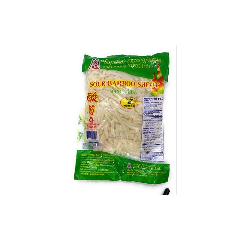 JHC Sliced Bamboo Shoots Strip, 16 Ounce bag (1 pack)