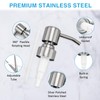 3Pcs Stainless Steel Soap Pump Replacement, Lotion Dispenser Pump Head