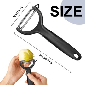 PROPOG Peeler Sharp Blade, Potato Peeler Fruit Vegetable Peeler Asparagus Peeler - Thin Skin, Stainless Steel Peeler - Potato Asparagus Cucumber Carrot Pumpkin