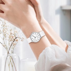 IBSO Women Watch for Nurse Easy to Read Dial Wristwatches Silicone Band Watches Second Hand and 24 Hour Nurse Watches (0077 WE WE)