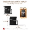 Storvexify Pull Out Trash Can Under Cabinet with Soft-Close Slides，Heavy
