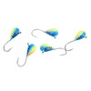 5 Pcs Ice Fishing Jigs Kit High Carbon Steel Ice