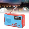 Emergency Radio Rechargeable Battery Powered AM FM Solar Hand Crank