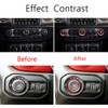 Lanyun Air Conditioner and Headlight Switch Knobs Trim Compatible Jeep