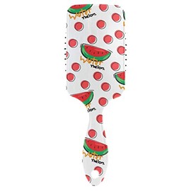 Watermelon Slices Hair Brush for Wet & Dry Hair Grip Soft Bristles for Anti Static & Frizz Air Cushion Comb for Women Girls