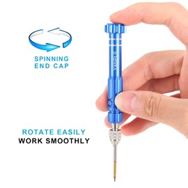 YANPLS Small Screwdriver Watch Glasses Mini Set, Micro Precision Tiny Screwdriver Set Small Screwdriver Set for Electronics Eyeglass (blue)