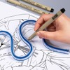 Laroal Flexible PVC Ruler 60cm Bendable Curve Ruler - Clearly