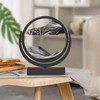 E-SHIDAI Moving Sand Art Picture in Motion Round Glass 3D