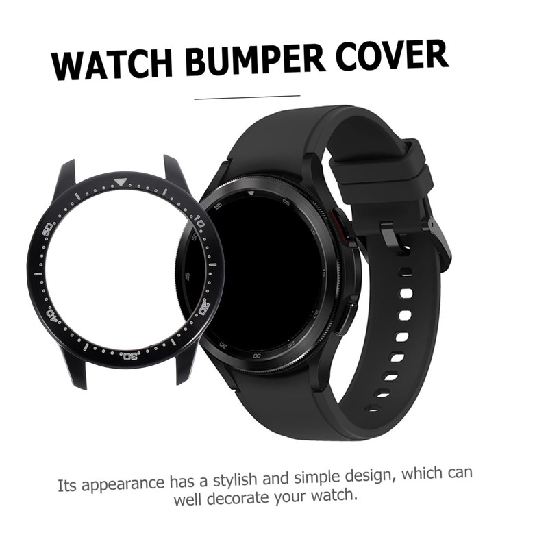 CIYODO Watch PC Frame Protective Watch Bumper Black White Simple