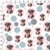 GRAPHICS & MORE Schnauzer Puppy Dog with Bandana Sitting Gift