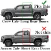 Torox For 2024-25 Toyota Tacoma 4DR Double Cab 4PC SMOKE