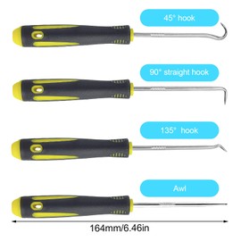 1450 Pieces O Ring Assortment, 32 Sizes O Ring, NBR Nitrile Rubber Seals Sealing Rings with 4 Pick and Hook Tools, for Pipes, Taps, Pipes, Cars (Black)