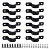 3/4 Inch DN20 Pipe Strap 12Pcs, Two Hole Fixing U
