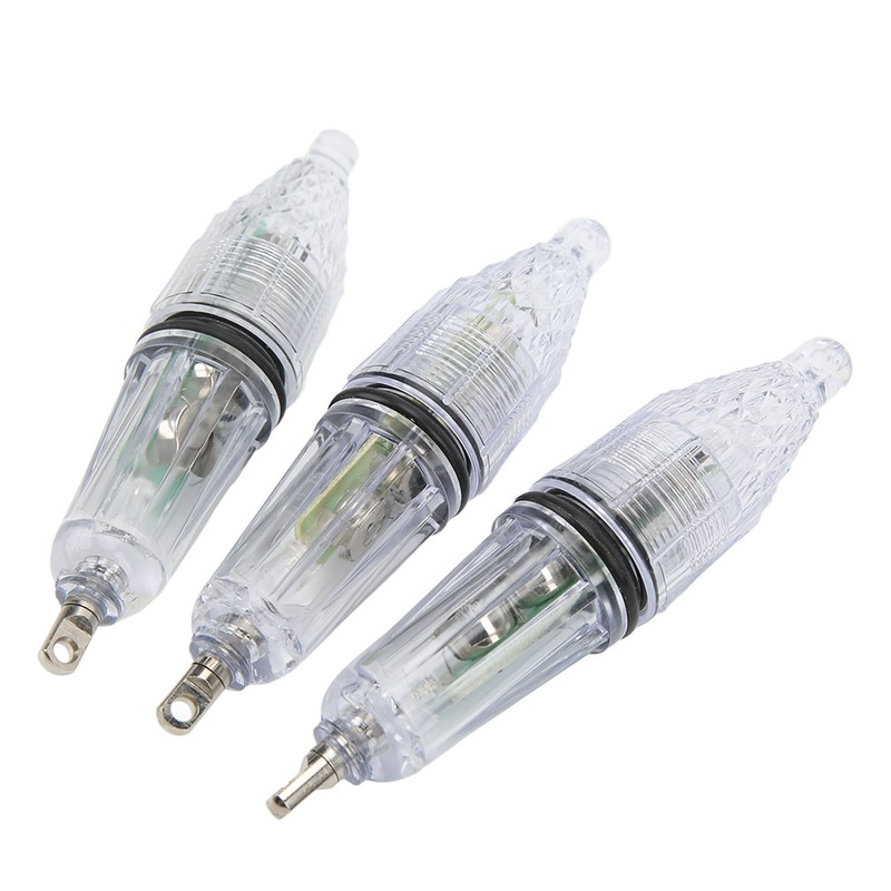 3PCS LED Underwater Fishing Light Lure Fish Bait Lure Lamp