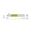 ANEX ACHX-1565 Color Bit Hex Wrench, Single Headed, 0.06 inch